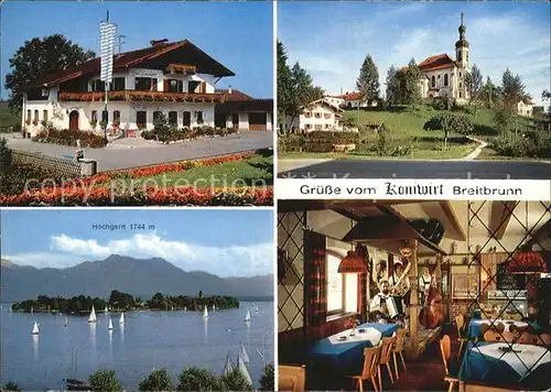 Breitbrunn Chiemsee Hochgern Koniwirt  Kat. Breitbrunn a.Chiemsee