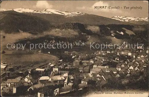 Murat Cantal Vue generale Montagnes Kat. Murat