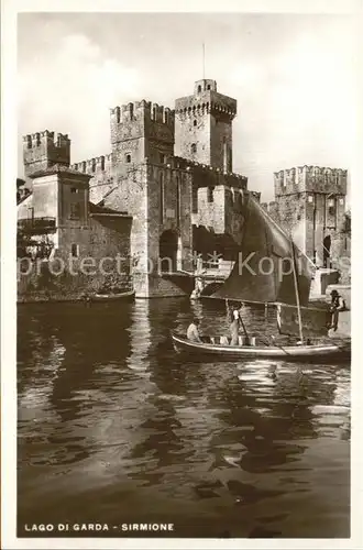 Sirmione Lago di Garda Il Castello Kat. Italien