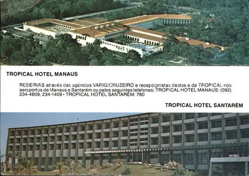 Manaus Tropical Hotel Manaus mit Tropical Hotel Santarem Kat. Manaus