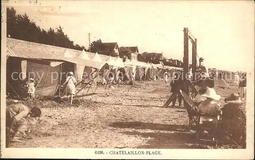 Chatelaillon Plage Strand  Kat. Chatelaillon Plage