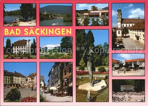 Bad Saeckingen Marktplatz Denkmal  Kat. Bad Saeckingen