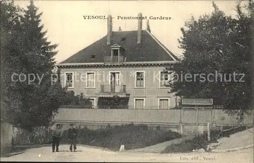 Vesoul Haute Saone Pensionnat Gardeur Kat. Vesoul