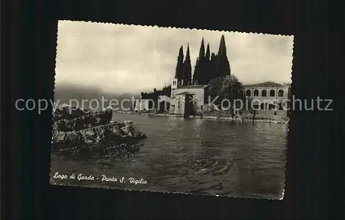 Lago di Garda Punta San Vigilio Kat. Italien