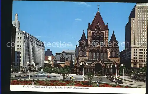 Boston Massachusetts Trinity Church and Copley Square Kat. Boston