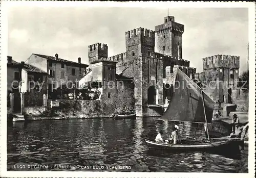 Sirmione Lago di Garda Castello Scaligero Kat. Italien