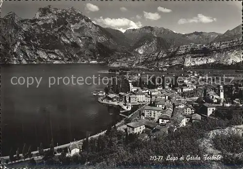 Torbole Lago di Garda Panorama Kat. Italien