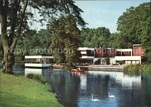 Bremen Buergerpark Kaffeehaus am Emmasee Kat. Bremen