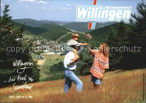 Willingen Sauerland Panorama Kat. Willingen (Upland)