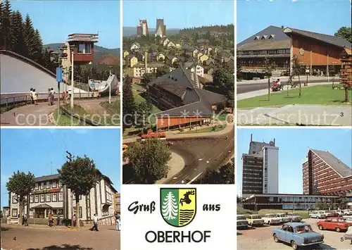 Oberhof Thueringen Rennschlitten Bobbahn FDGB Erholungsheim Oberer Hof Dimitroff Kat. Oberhof Thueringen