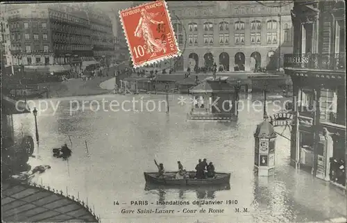 Paris ueberschwemmung 1910 Kat. Paris