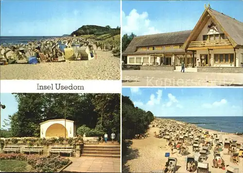 Koelpinsee Usedom Strand Damerow Forstferienheim Konzertplatz Koserow Kat. Usedom