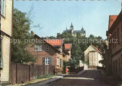 Wernigerode Harz Ortsansicht Kat. Wernigerode