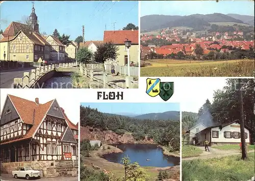 Floh Seligenthal Flohbach FDGB Erholungsheim Freundschaft Bergsee Ebertswiese Kat. Floh Seligenthal