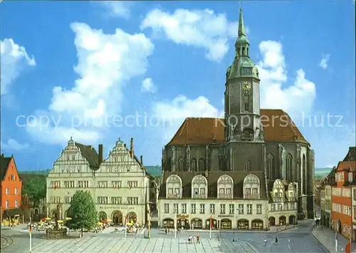 Naumburg Saale Wilhelm Pieck Platz  Kat. Naumburg