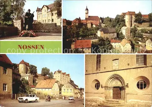 Nossen Ehrenmal Helden Sowjetunion Opfer Faschismus Schloss Stadtkirche Kat. Nossen