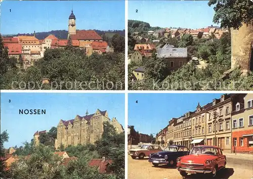 Nossen Schloss Heimatmuseum Panorama Kat. Nossen