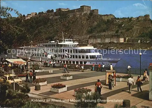 Koblenz Rhein Mosel Festung Ehrenbreitstein Kat. Koblenz