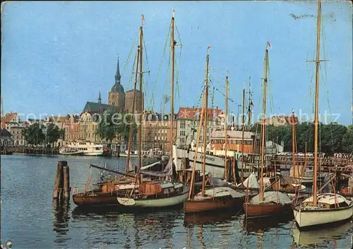 Stralsund Mecklenburg Vorpommern Hafen Kat. Stralsund