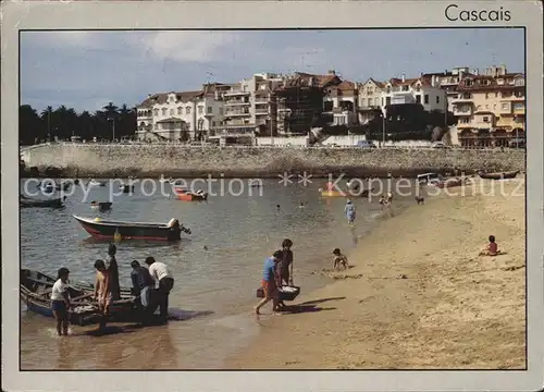 Cascais Strand Fischerboote Kat. Cascais