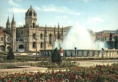 Lisboa Brunnen Hieronymitenkloster Kat. Portugal