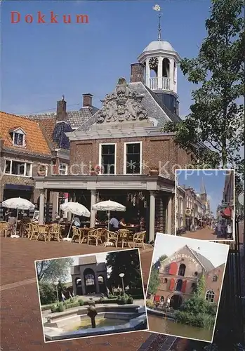 Dokkum Rathaus Ortsansichten  Kat. Dokkum