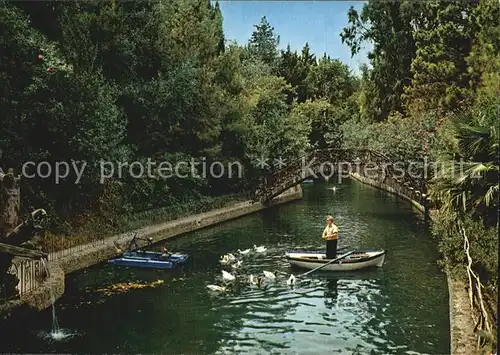 Rhodos Rhodes aegaeis Fluss Schwaene Bruecke Kat. 