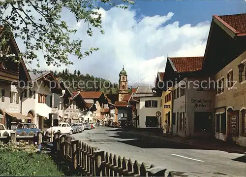 Mittenwald Bayern Hoehenluftkurort Stadtansicht Kat. Mittenwald