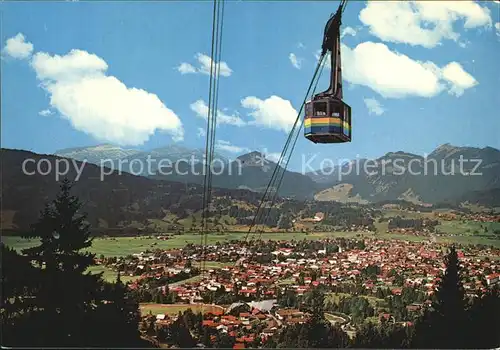 Oberstdorf Nebelhorn Grosskabinenseilbahn Hoher Ifen Kat. Oberstdorf