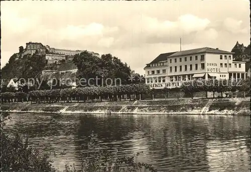 Ehrenbreitstein Diehls Hotel Rheinterrasse  Kat. Koblenz