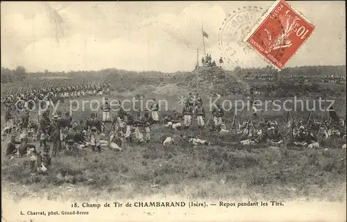 Camp de Chambaran Repos pendant les Tirs Kat. Roybon