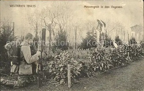 Vogesen Vosges Region Massengrab Kat. Gerardmer