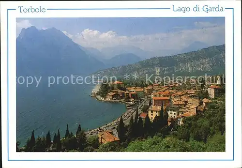 Torbole Lago di Garda Panorama Kat. Italien