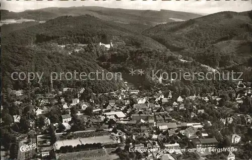 Jugenheim Seeheim Jugenheim Fliegeraufnahme Kat. Seeheim Jugenheim Bergstrasse