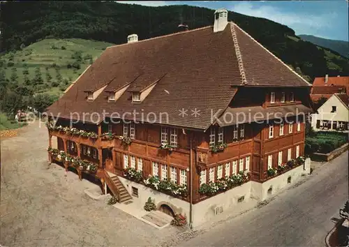 Glottertal Gasthof goldener Engel  Kat. Glottertal Schwarzwald