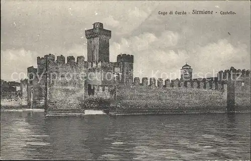 Sirmione Lago di Garda Castello Kat. Italien