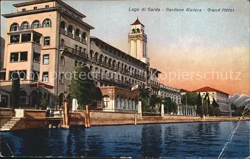 Gardone Riviera Lago di Garda Grand Hotel Kat. Italien