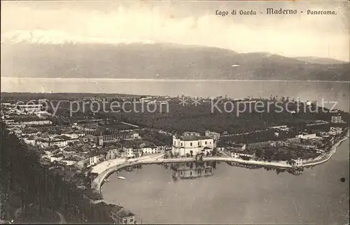 Maderno Lago di Garda Panorama  Kat. Italien