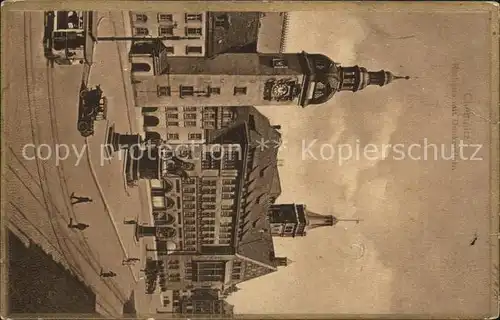 Chemnitz Rathaus Denkmaeler Kat. Chemnitz