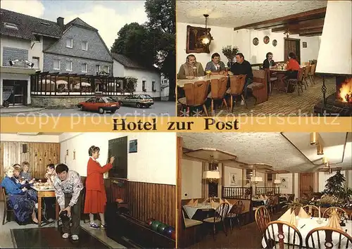 Bruchhausen Ruhr Hotel zur Post  Kat. Arnsberg