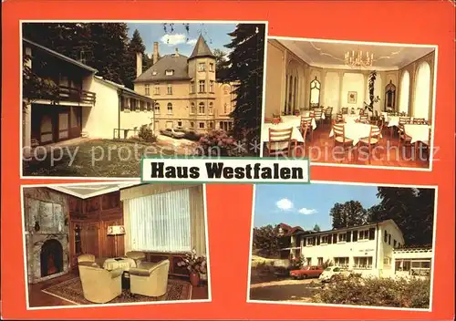 Bad Sachsa Harz Haus Westfalen  Kat. Bad Sachsa