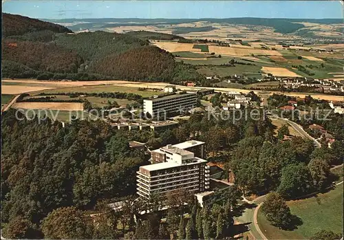 Bad Wildungen Kurbadsanatorium und Sanatorium am Katzenstein Fliegeraufnahme Kat. Bad Wildungen