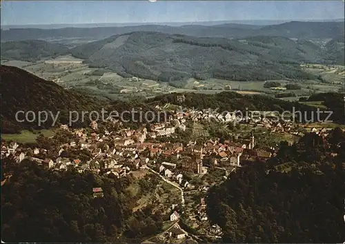 Lindenfels Odenwald Fliegeraufnahme Kat. Lindenfels