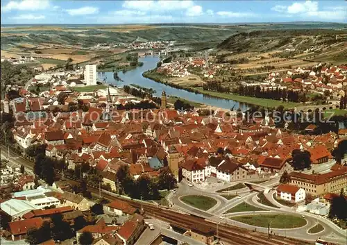 Ochsenfurt Fliegeraufnahme / Ochsenfurt /Wuerzburg LKR