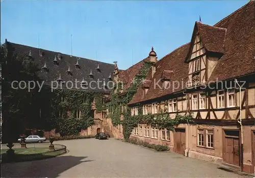 Erbach Odenwald Schloss Innenhof Kat. Erbach