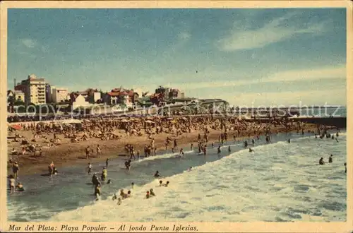 Mar del Plata Punta Iglesias Playa Popular Kat. Mar del Plata