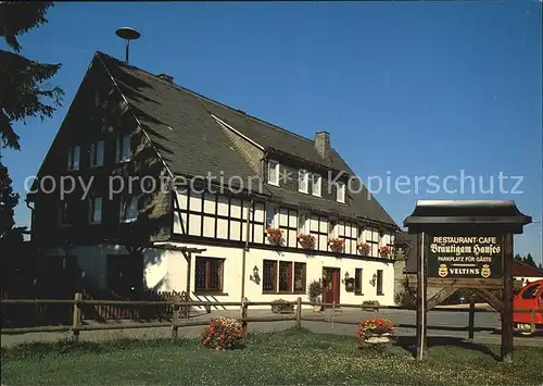 Schmallenberg Gasthof Brautigam Hanses  Kat. Schmallenberg