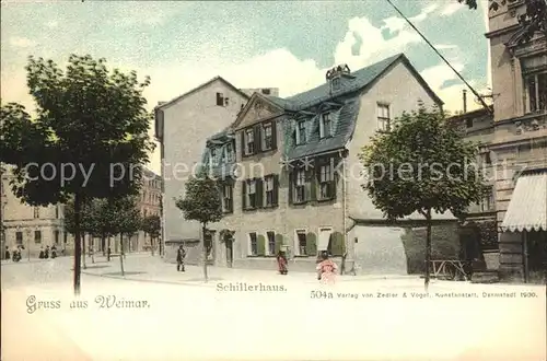 Weimar Thueringen Schillerhaus Kat. Weimar