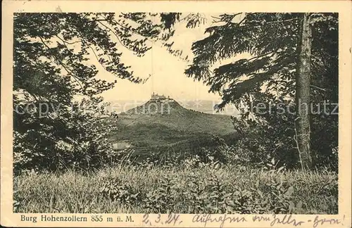 Burg Hohenzollern Panorama Kat. Bisingen