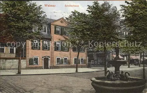 Weimar Thueringen Schillerhaus Kat. Weimar